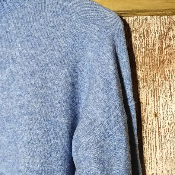 J. Crew merino wool alpaca blend turtle neck split hem wide on trend sleeves xs - Picture 10 of 15